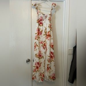 White Floral Dress